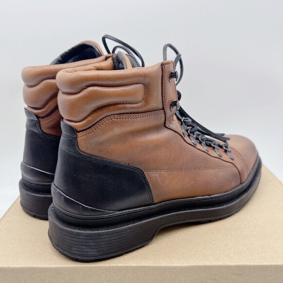 Rodd & Gunn Alpine Trek Men’s Combat Hiking Boots Lace Up Brown Leather 41 US 8 - Picture 6 of 12